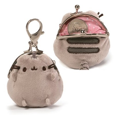 pusheen retractable keychain